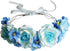 Vivivalue Floral Crown Flower Garland Headband, Floral Headpiece Halo for Wedding Party Photos