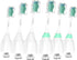Replacement Toothbrush Heads Compatible with Philips Sonicare E-Series, Multi-Color Rings (6 Packs)