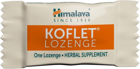 Himalaya Koflet Lozenges, Natural Herbal Cough Drops for Warming Relief and Soothing Throat Comfort, 3-Pack, Menthol