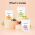 Combo of Amla Powder, Aritha & Shikakai (Pack of 3), Natural Hair Pack for Conditioning and Shine