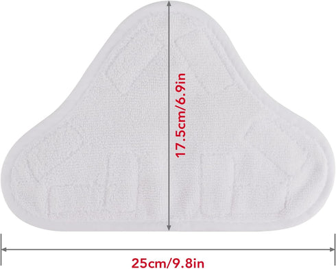 H2O H20 X5 8 Pack Sgizoku Microfiber Steam Mop Pad Replacement Compatible with Mop Steam Steam Cleaners Washable