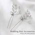 Jeairts Rhinestone Hair Pins, Crystal Wedding Headpiece, Sparkly Bride Hair Accessories for Women and Girls