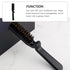 Small Home Stylish Mustache Pocket Hair Folding Brush, Black Comb for Men, Portable Detangling Grooming