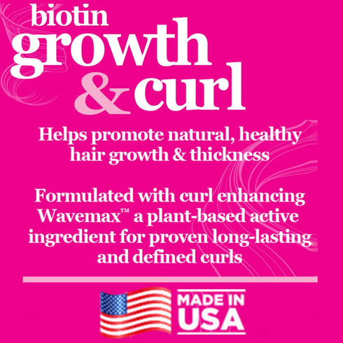 Difeel Biotin Growth & Curl Premium Hair Oil - 2.5 oz, Nourishing Oil for Hair Growth and Curl Enhancement.