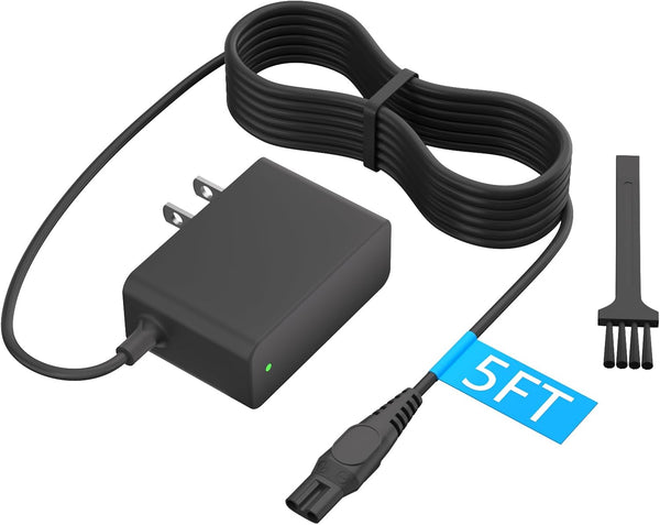 Manscaped Lawn Mower Charger for 3.0 2.0, Replacement Power Cord for Electric Groin Hair Trimmer, Weed Whacker (LED,