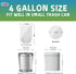 tobo 4 240 Count (2 Gallon Small Trash Bags, Boxes), Lemon Odor Control, Leak & Tear Resistant, Easy-Tear, Fits