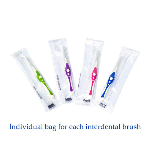 16pcs XL Size Orthodontic Interdental Brush, Clean Between Teeth and Braces, Easy to Use