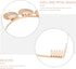 Minkissy Gold Seashell Crown Tiara with Comb, Shell Pearl Headband for Women Girls Wedding