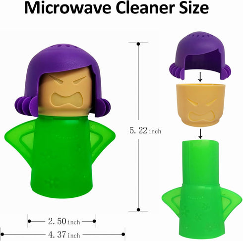 Microwave Cleaner Microwave Angry Mama Oven Cleaner High Temperature Steam Cleaning Equipment Tool Steam Cleans Add