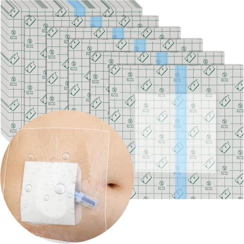 Hola Health Waterproof Shower Cover Shields, Non-Stick Center Pad for Dialysis Port Picc Line