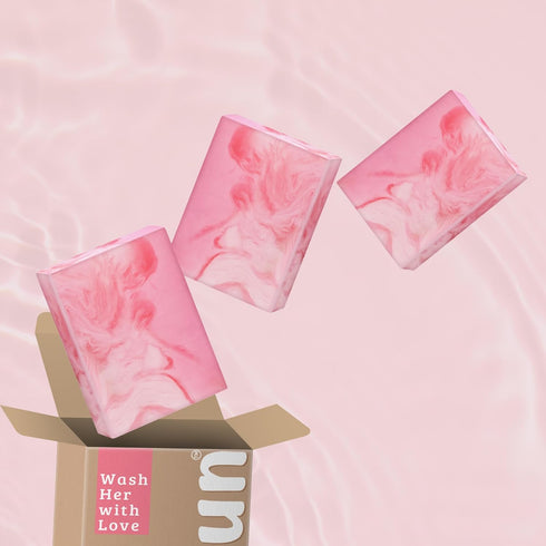 Pack 3 Muun Yoni Soap Bar - Ph Balance Probiotics & Natural Ingredients - Gentle Cleansing Formula Eliminates Odor