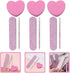 Ipetboom Nail Buffer Heart Shape, 20 Sets Nail File Strips & Mini Buffer Kit for DIY Nail Care