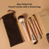 Professional Face Makeup & Foundation Brush Set, 5Pcs Premium Base Brush Kit for Face