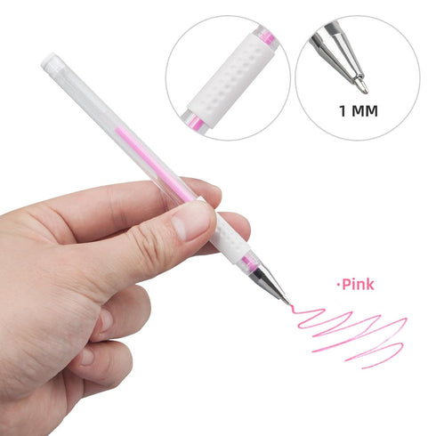 Eyebrow microblading Marker Pen,Skin Marker Pen,Eyebrow Permanent Makeup Position Mapping Mark Tools (Pink)