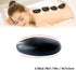 MINGJISHIYE 3 Set 3.58x2.78x1.19 inches, (3PCS) Hot Stone Massage, Piece Large Oval Hot Stone Basalt Home spa