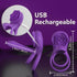 MOVGANI Mens Womens Rose Sex Toy - Vibrating Penis Ring Girth Sleeve, Adult Sex Toys & Games for Couples Men Pleasure