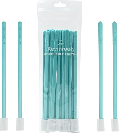 20PCS Disposable Crevice Cleaning Brush Tool Kit, Disposable Toilet Brush, Toilet Seat Cleaner Tool