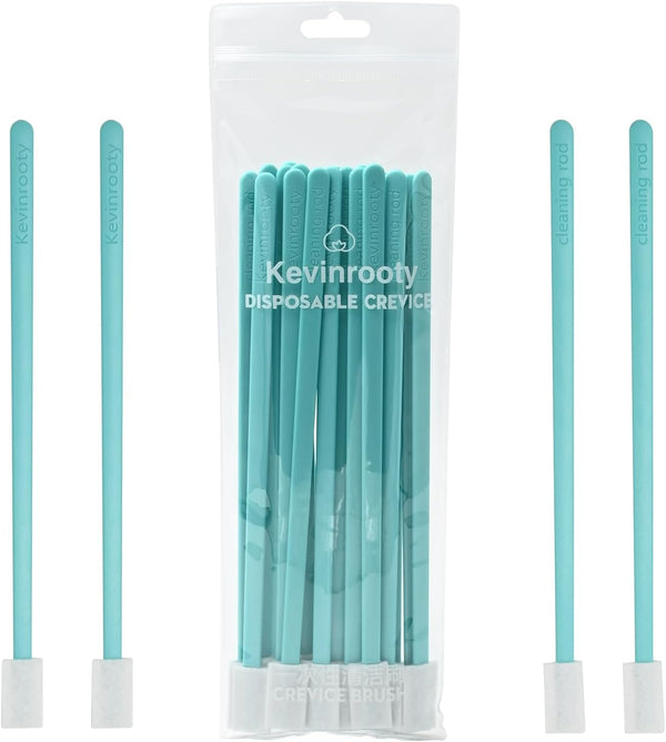 20PCS Disposable Crevice Cleaning Brush Tool Kit, Disposable Toilet Brush, Toilet Seat Cleaner Tool