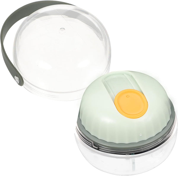 Weekly Pill Organizer Small Portable Sealed Storage Case with Rotating Lid, Reusable