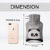 Drizzle Classic Rubber Hot Water Bottle - 2L Pink with Cute Panda Knitting Set for Pain Relief and Warmth