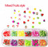 2 Boxes Fruit Flower Slices Nail Art Slices - 3D Polymer Clay Mini Slices for DIY Crafts