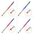 WOKOTO 8 Pcs Ombre Nail Brushes for Acrylic Nails Gradient Painting, Nail Art Brushes for Acrylic Application
