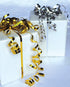 Gift Ribbon Curling Metallic Gold Silver Set, 500 Yards for Wedding Gift Wrap, Birthday Party Decoration, Gift Wrap