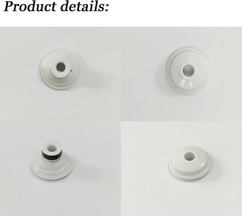 Upgraded Electric Toothbrush Shaft Rubber Sealing Parts, Fits for HX2400, HX6210, HX6300, Set of 2