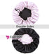 Stain Bonnet Silky Sleep Cap, Adjustable Satin Cap for Night Sleeping Hair Bonnet, Light Purple/Black