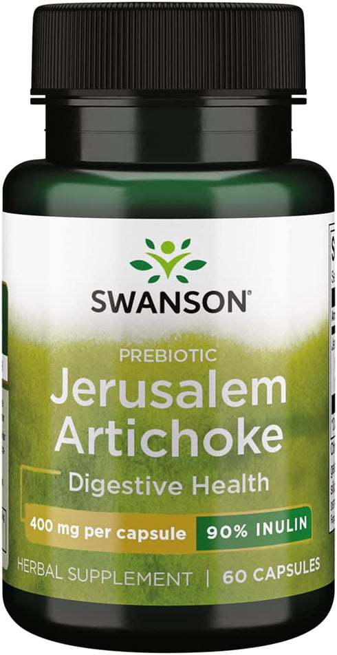 Swanson Full Spectrum Jerusalem Artichoke - 400 Milligrams - 60 Capsules