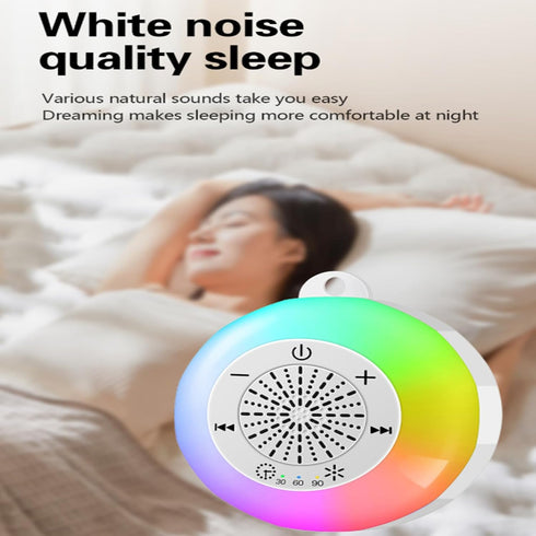 ZEXKENS 22 White Noise Machine for Adults: Calming Sounds, Portable Sleep Soother with Night Light & Travel Case