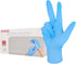 Disposable Gloves Medium, Nitrile & Vinyl Blend, Latex Free, 4 Mil, 100 Pc Food Grade for Cleaning & Prep