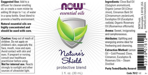 NOW Foods Nature's Shield Oil Blend, 1 Fluid Ounce (2 Pack)
