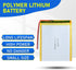 407087 3.7V Lipo Battery 2800mAh Rechargeable Lithium Polymer Pack with JST PH2.0mm Connector for Electronics