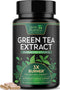 Green Tea Extract Pills, 98% Standardized EGCG 1300mg for Heart & Antioxidant Health, 120 Capsules