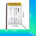 (2 Pack 963450 Battery Lithium Polymer Battery 3.7v 1800mah 963450 Compatible for Multiple Device 963450 Replacement Batteries with PH 2.54 & PH 2.0 JST Connector and Tool