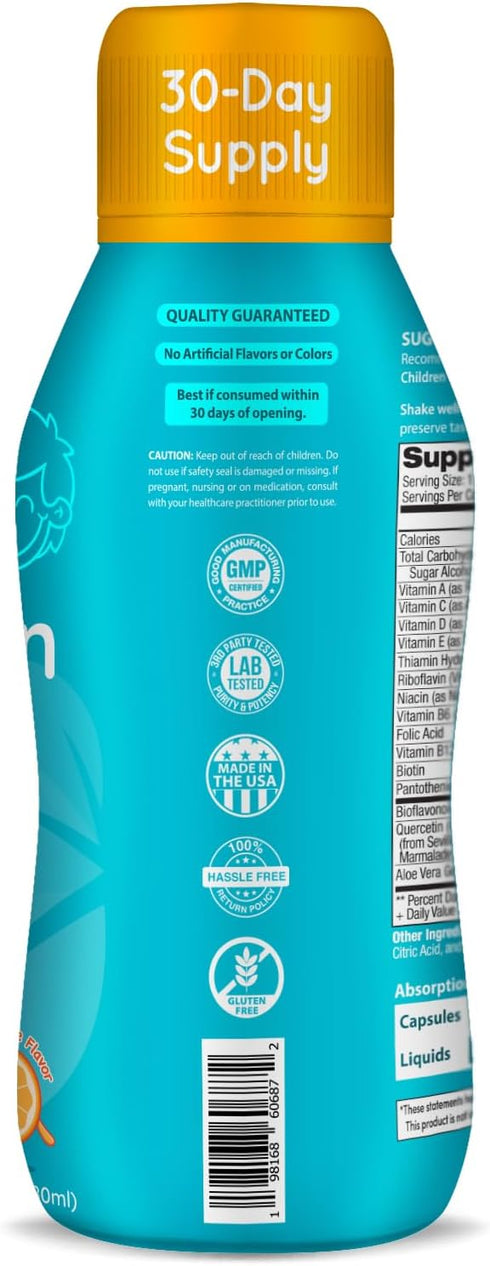 Liquid Multivitamin for Kids, Sugar Free, 16 oz, 32 Servings