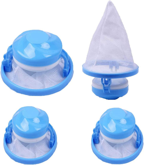 New Washing Machine Hair Filter Cleaning Mesh Bag, Home Floating Catcher Pouch for Laundry Lint