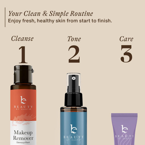 Makeup Remover - USA Made with Natural & Organic Ingredients, Gentle Non-Greasy for All Skin Types