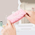 Spa Headband and Wrist Washband Set, 4pcs Soft Makeup Headbands for Face Washing, Shower, Makeup Removal (Pink)