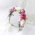Vivivalue Women Flower Crown, Girl Flower Headband, Floral Headpiece Halo for Wedding Party Photos