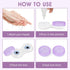 Phyyixs 36 Pack 6 (36) Contact Lens Cases Bulk, Transparent Cute Contact Lens Case for Home & Travel, Color