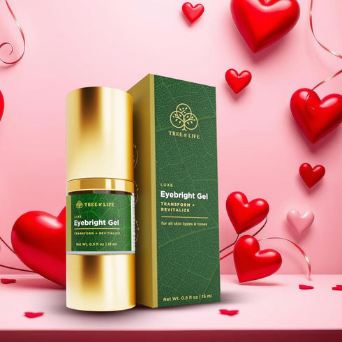 Tree of Life Beauty Anti-Aging Eye Treatment Gel Cream to Hydrate Dark Circles, Reduce Puffiness and Wrinkles