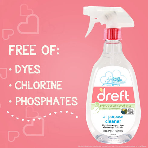 Dreft All Purpose Cleaner, 22 oz