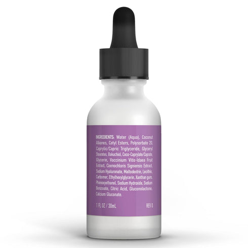 TruSkin Longevity Bakuchiol Serum - 1 fl oz Rejuvenating Face Serum with Lingonberry Stem Cells & Snow Algae