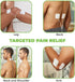 AccuRelief TENS Unit Muscle Stimulator, Pain Relief System, Electric Muscle Stimulator with Electrodes, White and Blue