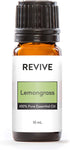 Revive Essential Oils Lemongrass Essential Oil - 100% Pure Therapeutic Grade for Diffuser, Humidifier, Aromatherapy