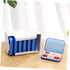 Set Portable Blue Pill Organizer Box for Daily Medication Storage
