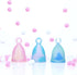 Peachlife Mini Ring Menstrual Cup - Small, Extra Firm, Reusable Silicone with Loop Pull Stem
