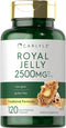 Carlyle Royal Jelly Capsule, 2500mg, 120 Count, Non-GMO and Gluten Free Formula